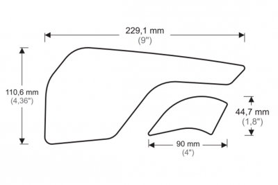 Puig Tank Grips Triumph Tiger 800