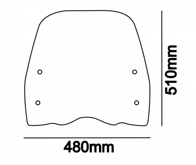 Puig Scooterscheibe T.S. Piaggio Beverly 300