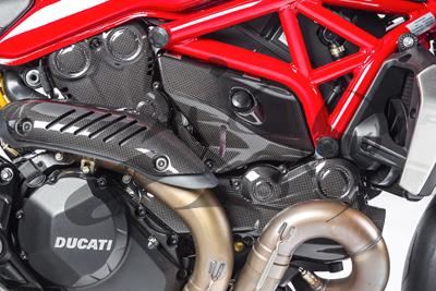 Kolfiber Ilmberger avgasvrmeskld p grenrr Ducati Monster 1200 S