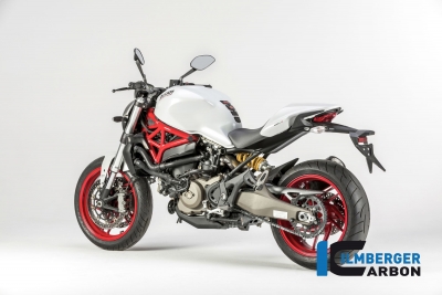 Proteccin trmica del escape Carbon Ilmberger en el colector Ducati Monster 821