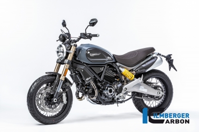 Kolfiber Ilmberger kpa under ram set Ducati Scrambler 1100 Dark Pro