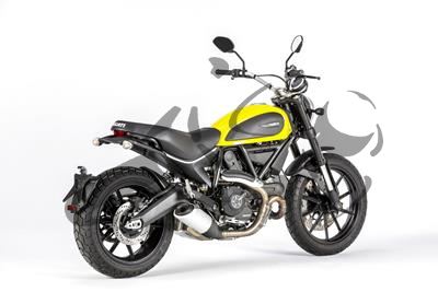 Carbon Ilmberger Auspuffhitzeschutz am Krmmer gross Ducati Scrambler Desert Sled