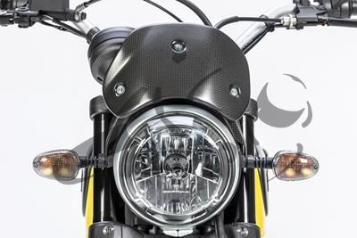 Carbon Ilmberger Windscherm Ducati Scrambler Desert Slede