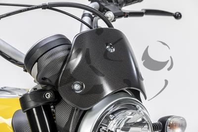 Carbon Ilmberger Windscherm Ducati Scrambler Desert Slede