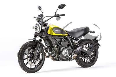 Carbon Ilmberger Windscherm Ducati Scrambler Desert Slede