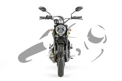 Carbon Ilmberger Windscherm Ducati Scrambler Desert Slede