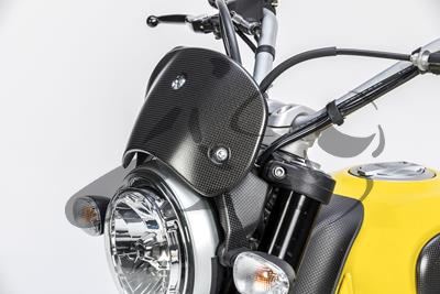 Carbon Ilmberger Windscherm Ducati Scrambler Desert Slede