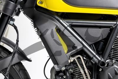 Juego carenado radiador carbono Ilmberger Ducati Scrambler Full Throttle