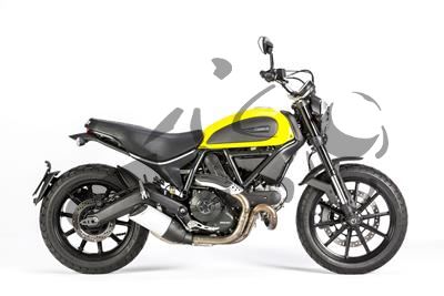 Carbon Ilmberger Auspuffhitzeschutz am Krmmer gross Ducati Scrambler Sixty 2