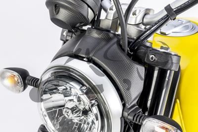 Carbon Ilmberger Lampenabdeckung Ducati Scrambler Sixty 2