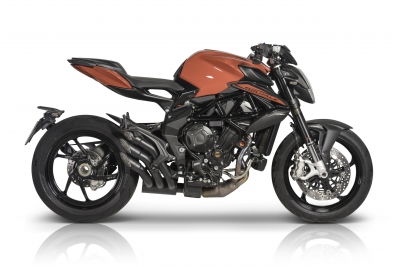 Uitlaat QD Power Gun zwart MV Agusta Brutale 800