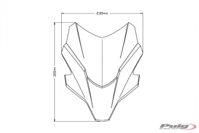 Puig sports screen Yamaha MT-07