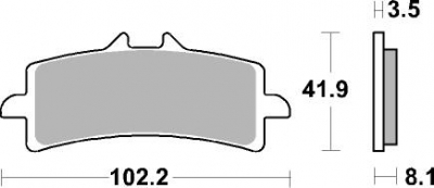 AP Racing Bremsbelge SFP Aprilia RSV 4