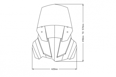 Puig justerbar vindruta BMW F 750 GS