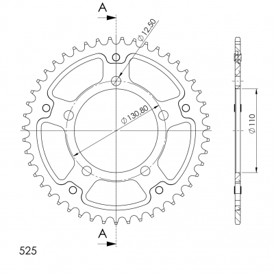 Supersprox Stealth sprocket BMW S 1000 RR