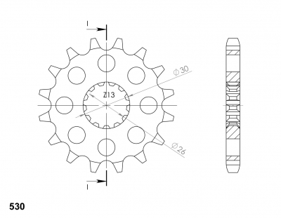 Supersprox sprocket Triumph Speed Triple