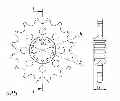 Supersprox sprocket Honda CBR 1000 RR