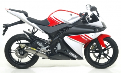 Scarico Arrow Thunder sistema completo in acciaio Yamaha YZF R125