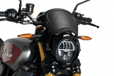 Puig Retro Frontplatte Indian FTR 1200 R Carbon