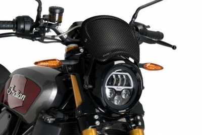 Puig Retro Frontplatte Indian FTR 1200 R Carbon