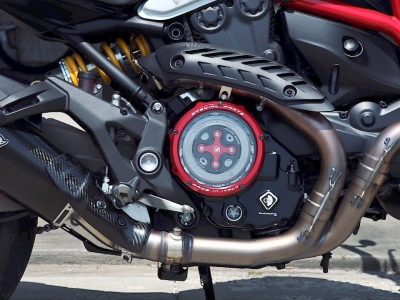 Coperchio frizione aperto Ducati Hypermotard 821