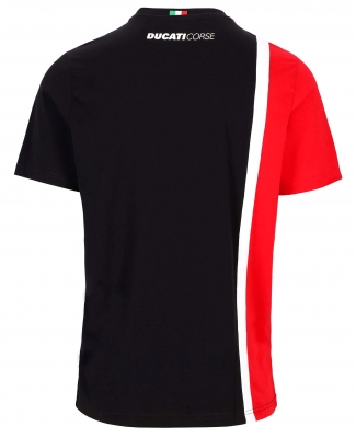 Camiseta Ducati Corse negro/rojo/blanco