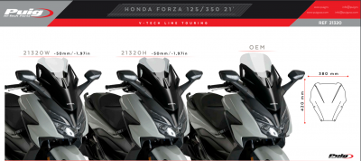 Puig Sportschijf Honda Forza 125