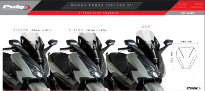 Puig sports disc Honda Forza 125