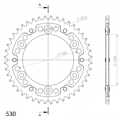 Pin Supersprox Stealth Honda VTR 1000 SP