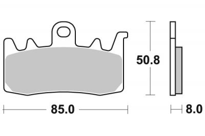 AP Racing brake pads SFP BMW S 1000 XR