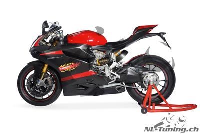 Set parti inferiori carenatura carbonio Ilmberger strada Ducati Panigale 1199