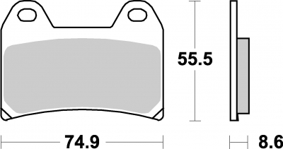 Pastiglie freno AP Racing SFP Aprilia Tuono V4