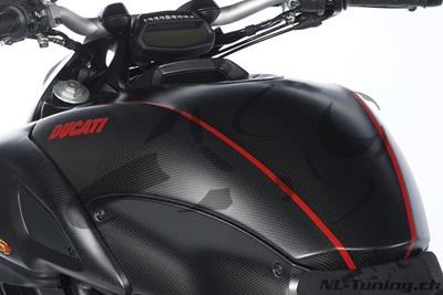 Carbon Ilmberger tank cover Ducati Diavel