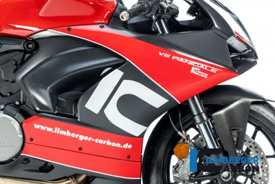 Pannello laterale in carbonio Ilmberger per set senza alette Ducati Panigale V2