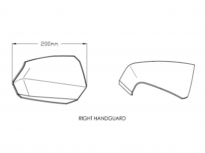 Puig hand guard maxi scooter set Kymco K-XCT 125i