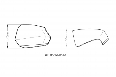 Puig hand guard maxiscooter set Yamaha T-Max