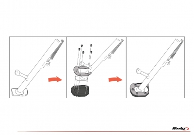 Extensin de pata de cabra Puig Kawasaki Ninja 650