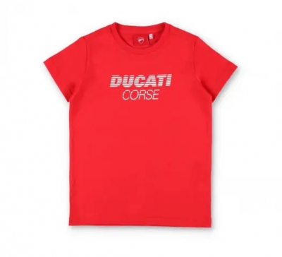 Camiseta de nio Ducati Corse roja
