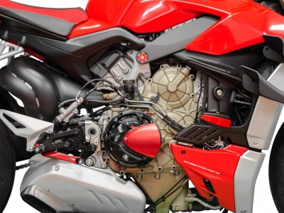 Ducabike couvercle dembrayage  sec ouvert avec prise dair Ducati Panigale V4