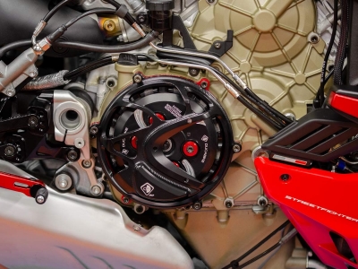 Tapa embrague en seco abierta Ducabike con toma de aire Ducati Panigale V4