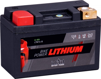 Intact lithium battery