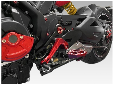 Ducabike levier de frein et dembrayage set repose-pieds Ducati Diavel V4