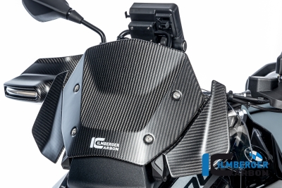 Carbon Ilmberger vindavvisare p BMW R 1300 GS cockpit