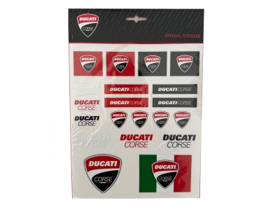 Ducati Corse stor klistermrkesuppsttning