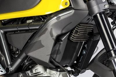 Carbon Ilmberger Khlerverkleidung Set Ducati Scrambler Caf Racer