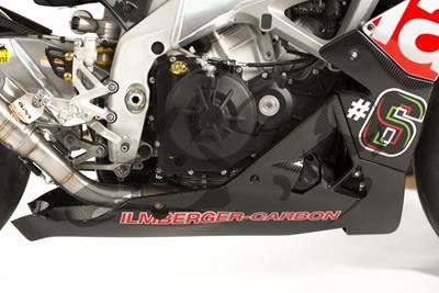 Carbon Ilmberger motorspoiler 3-delad Aprilia Tuono V4 1100