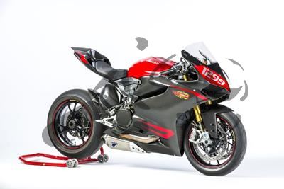 carbone Ilmberger bac de rcupration dhuile pour radiateur dhuile dorigine racing Ducati Panigale 899