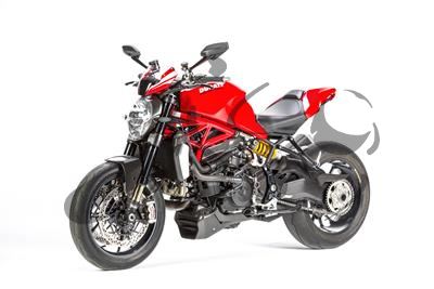 Carbon Ilmberger Abdeckung unterm Rahmen Set Ducati Monster 1200 R