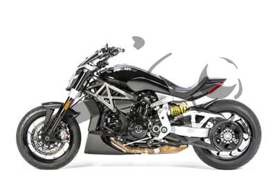 Carbon Ilmberger Kennzeichenhalter Ducati XDiavel