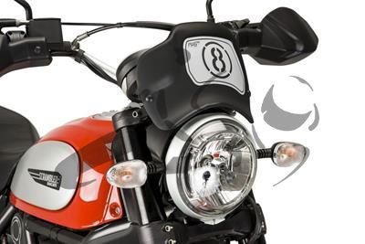 Puig Retro Frontplatte Ducati Scrambler Icon